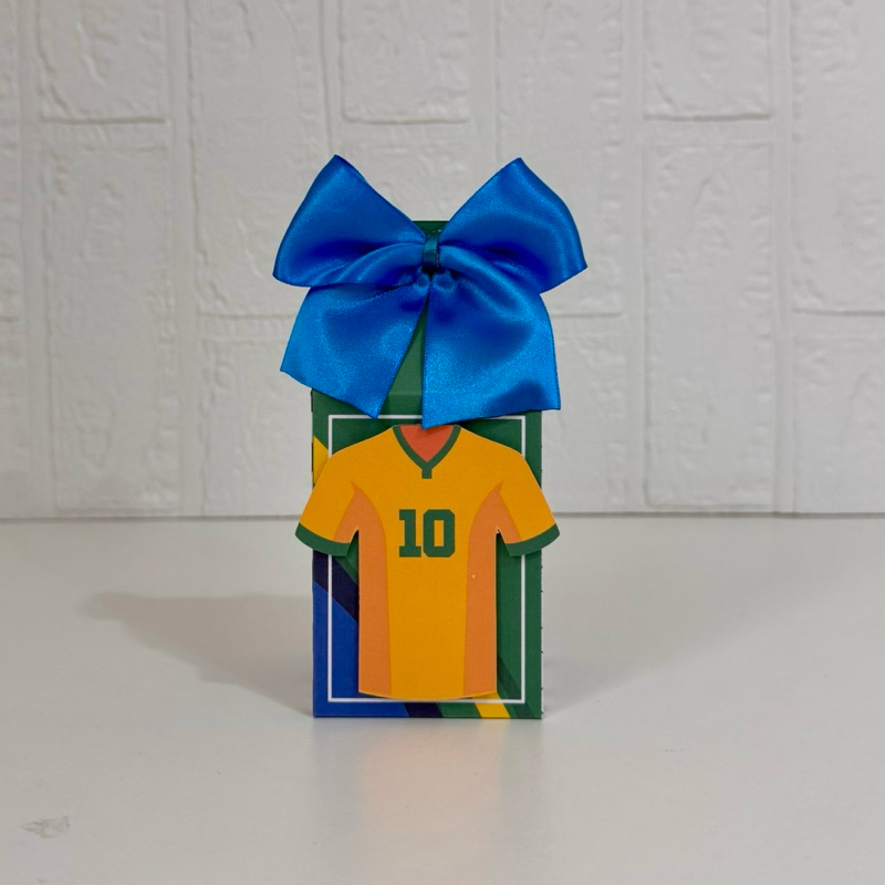 Caixa Milk Futebol Brasil Personalizada Lembrancinha Festa Infantil Tema Futebol Decoração Aniversário