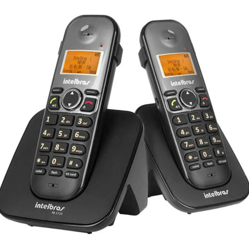 Telefone Sem Fio Digital Com Ramal Adicional TS 5122 Intelbras