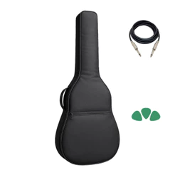 Capa Para Violao Folk Simples Com Alcas Reforcada Nylon 600