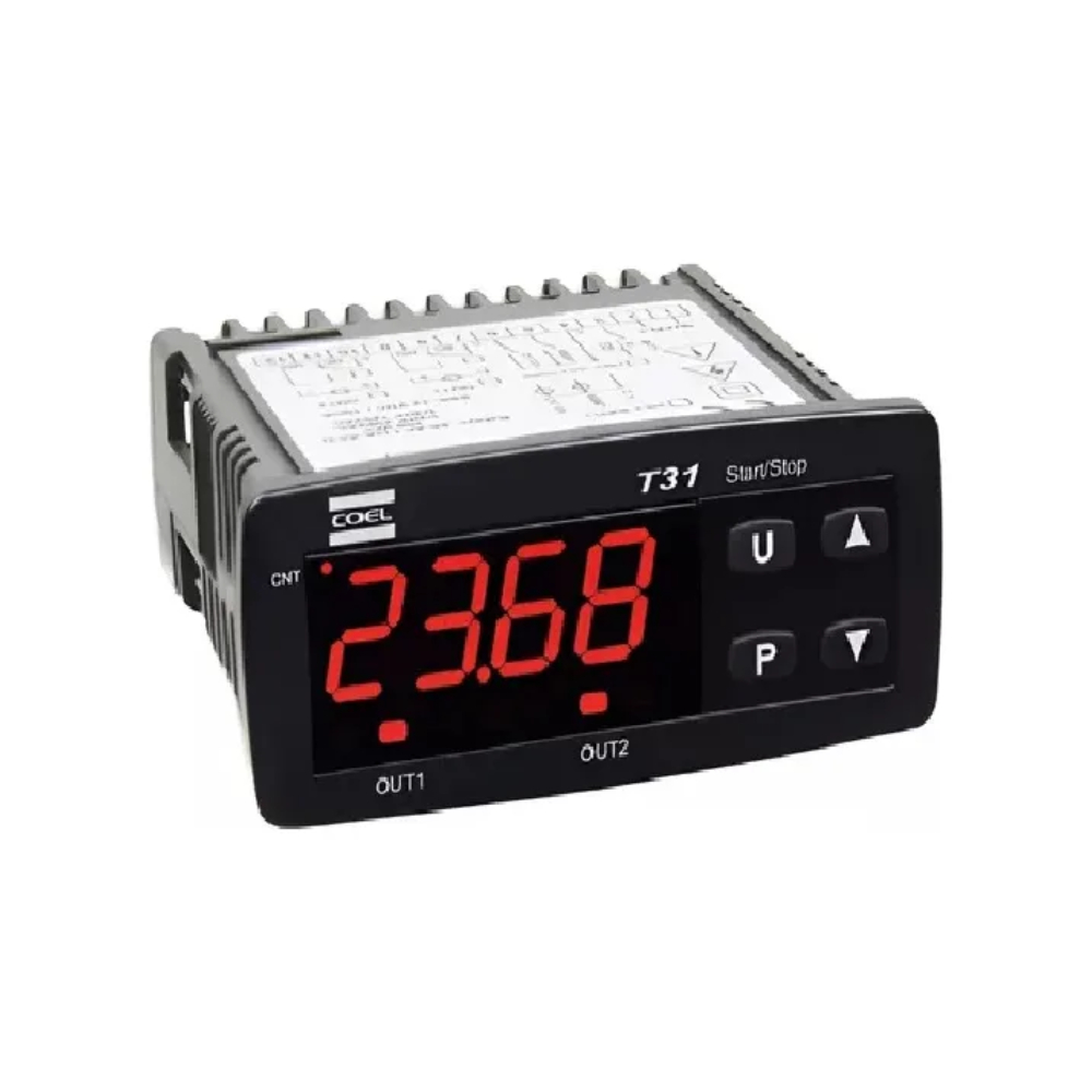 Relé De Tempo Digital Coel T31 100-240vca Display Vermelho Original NF
