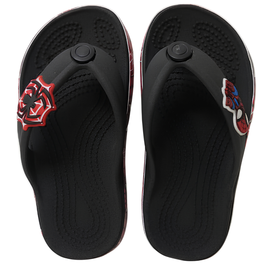 Chinelo Infantil do Homem-Aranha Marvel Masculino Antiderrapante Confortável Sandália Infantil Personagem