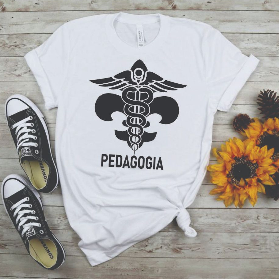 Camiseta Babylook Profissão Pedagogia – Camiseta Casual Feminina Confortável para Trabalho e Dia a Dia
