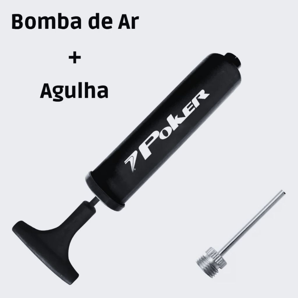 Bomba de Ar Manual Poker Way Para Encher Bola Futebol Vôlei Basquete Original em Oferta na Shopee