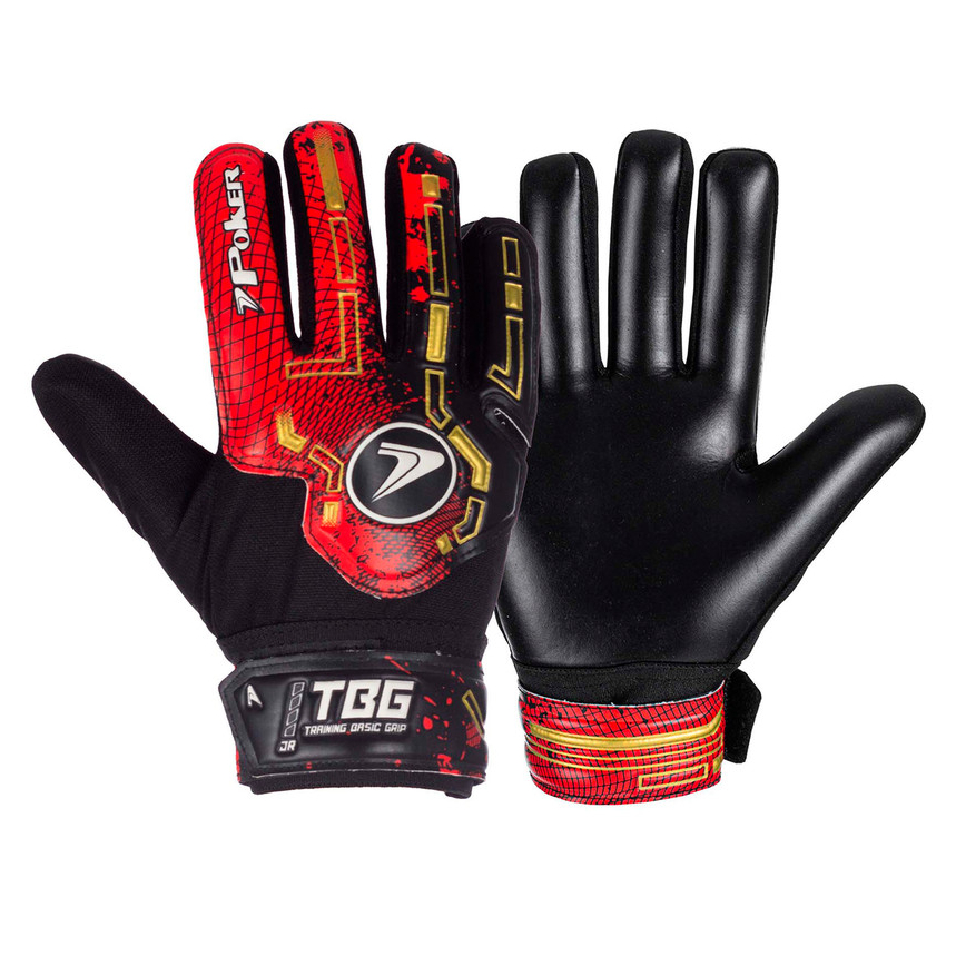 Luva de Goleiro Infantil Poker Training Basic Jr Futebol Campo Society Grip Original
 em Oferta na Shopee