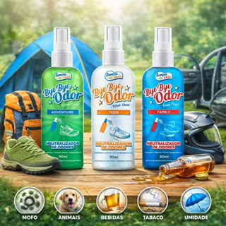 Bye Bye Odor - Tchau Chulé 1 Unidade em Oferta na Shopee