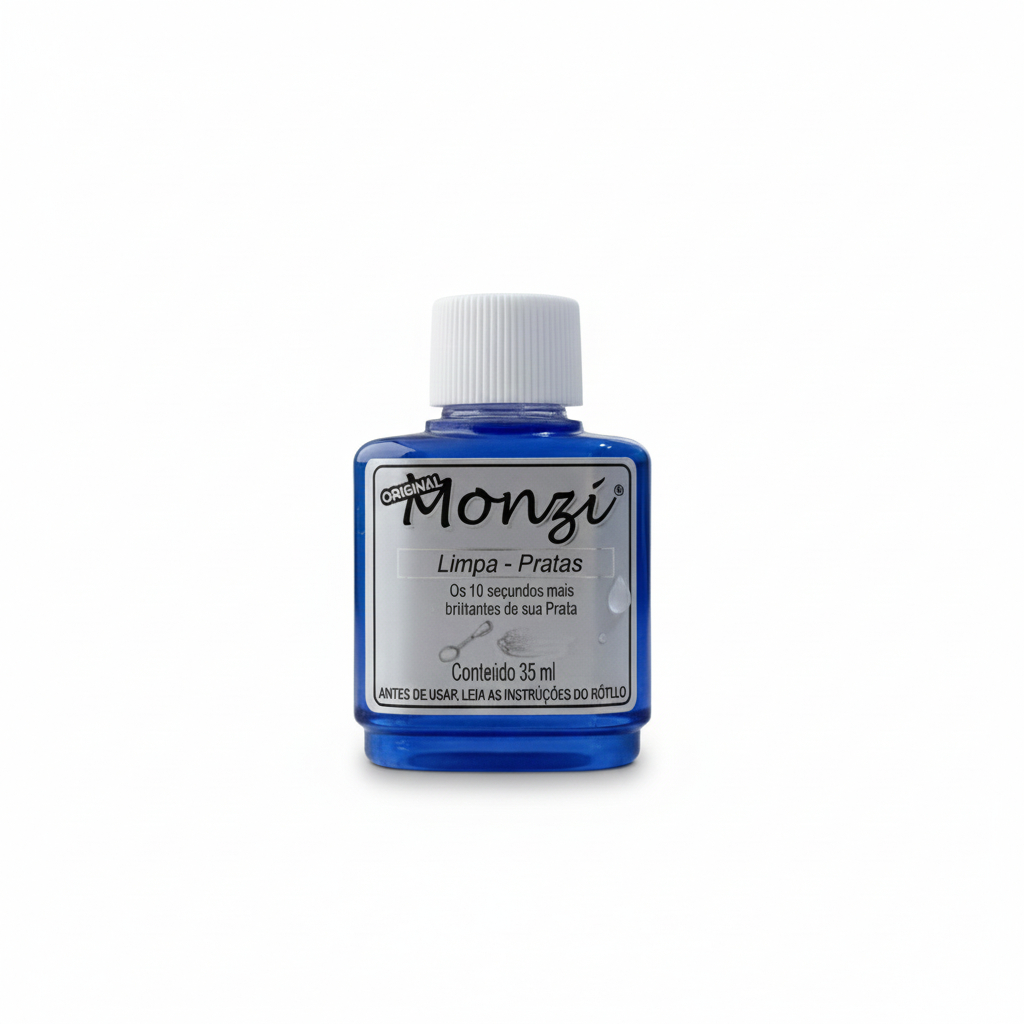 Limpa Prata Monzi 35ml Original em Oferta na Shopee
