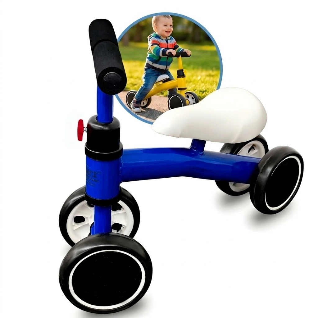 Andador Infantil Bicicleta de Equilíbrio sem Pedal Dia das Crianças Novidade