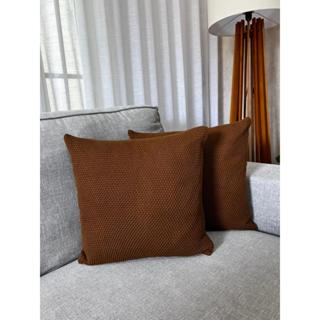 Kit 2 Capas De Almofada Decorativa Luxo Tricot 45x45 Sofa Cama em Oferta na Shopee