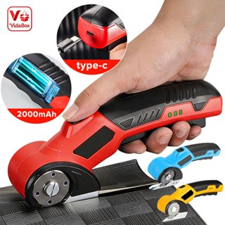 Tesoura Elétrica Sem Fio Recarregável USB 12 V Bivolt – Ferramenta Portátil para Projetos Criativos em Oferta na Shopee