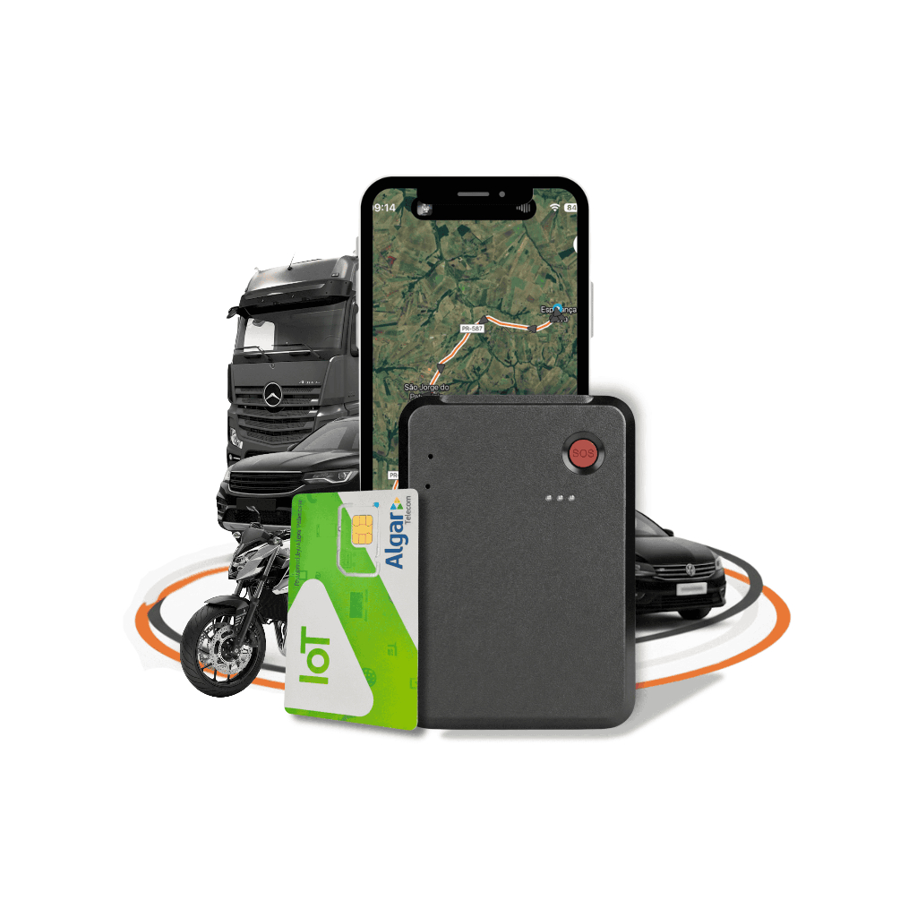 Rastreador Gps Portátil Veicular 4g Ec11 6.000mah Com Chip