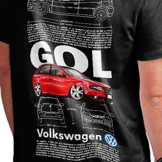 Camiseta Volkswagen Gol G4, Carro Popular, VW, Gol, G4, Tuning, 100% Algodão em Oferta na Shopee
