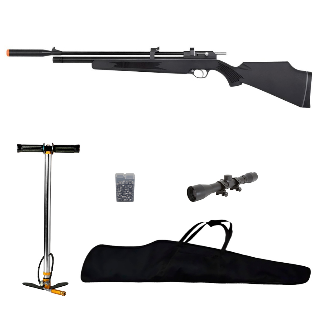 Carabina de Pressão PCP PR900S G2 5.5mm VR - Artemis + Capa + Luneta 4x32 + Bomba + Chumbo