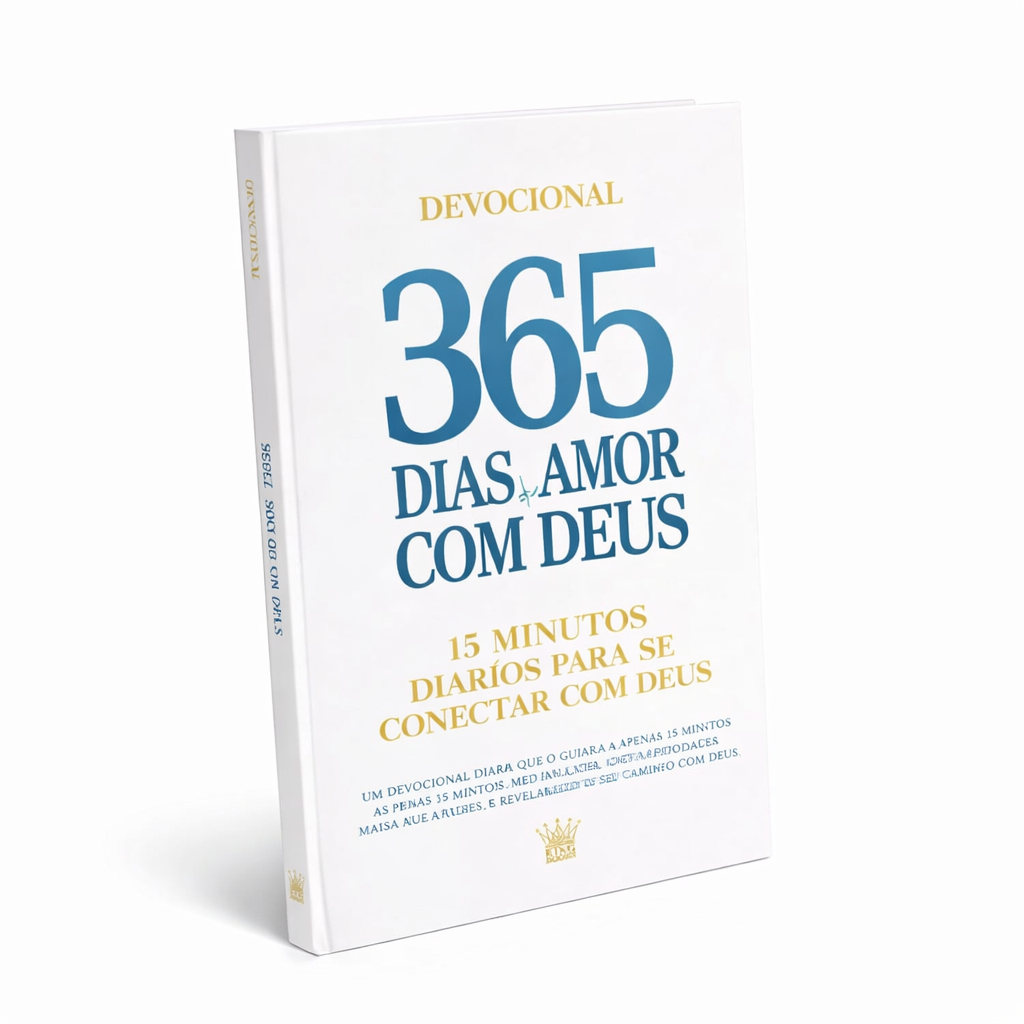 Livro Devocional 365 Dias De Amor Com Deus - Fé Diário