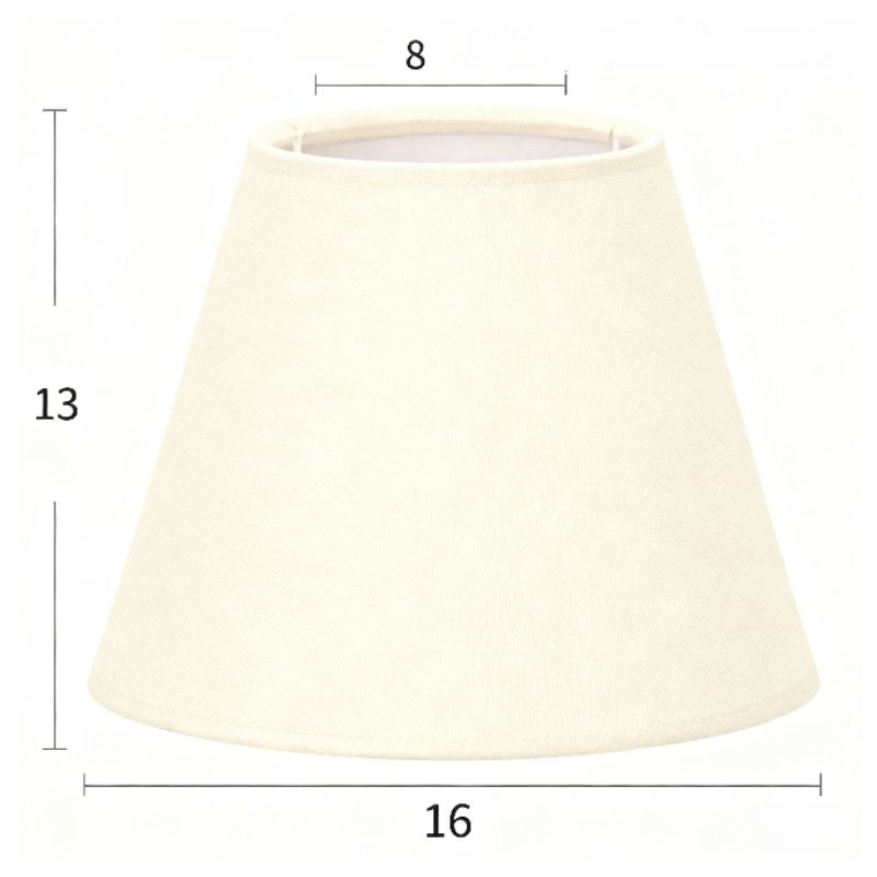 kit 2 unidades cúpula para Lustre Luminárias abajur arandela luminária 8x16x13 em tecido soquete padrão Nacional