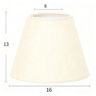kit 2 unidades cúpula para Lustre Luminárias abajur arandela luminária 8x16x13 em tecido soquete padrão Nacional