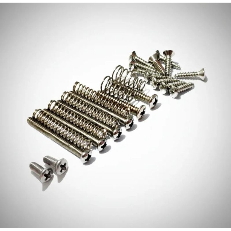 Parafusos Inox Conserva Guitarras HsH Super Strato Captadores Seletora Escudo