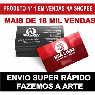Cartão de visitas 1,000 und ( criamos a arte )                              Papel para impressão e Fotocópia em Oferta na Shopee