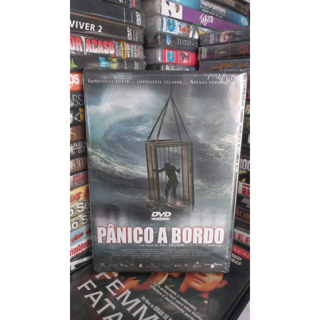 Dvd Pânico A Bordo Original ( Lacrado De Fábrica ) - pau Freixas