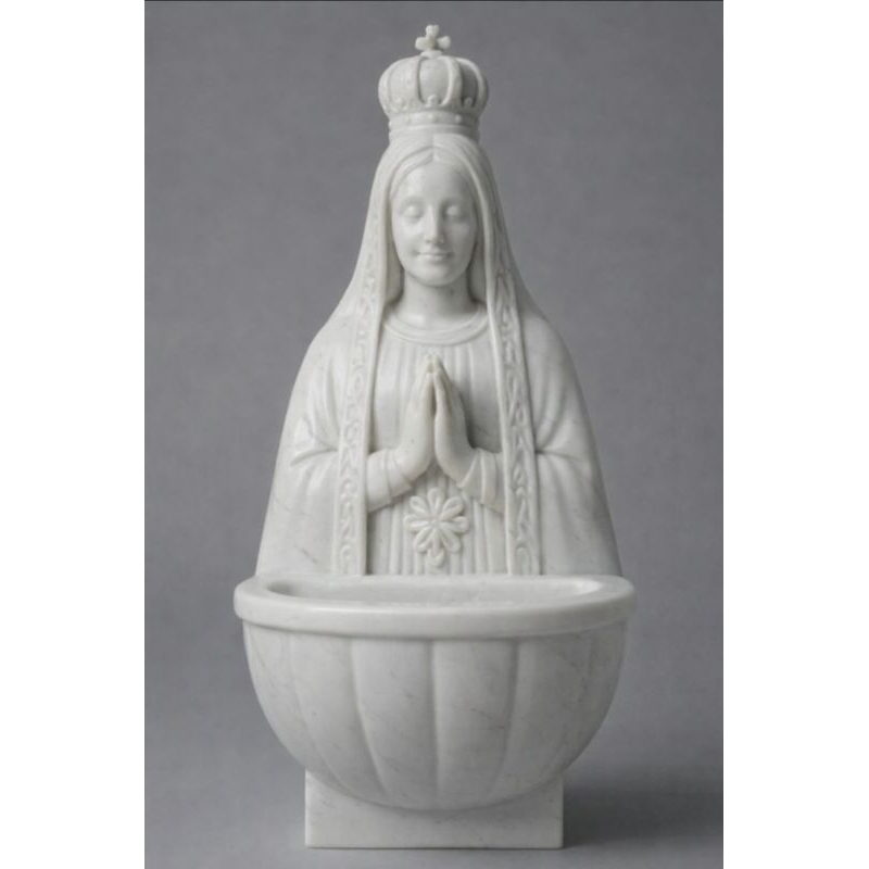 Fonte de Água Benta Nossa Senhora Aparecida – Decorativa Religiosa para Parede em Oferta na Shopee