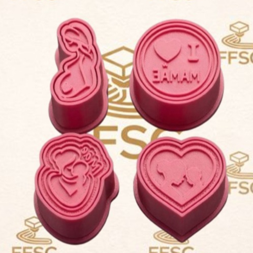 Kit 4 Moldes Ejetores para Brigadeiro – Dia das Mães em Oferta na Shopee