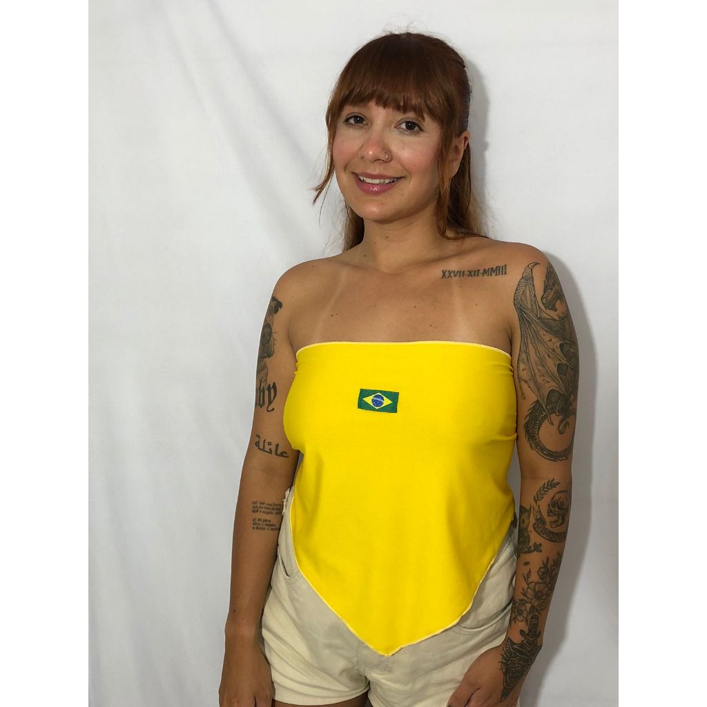 Top Faixa Lenço Bandana Kit com 2 / 3 / 4 Copa do Mundo Brasil 3 Funções Top Bandana e Lenço