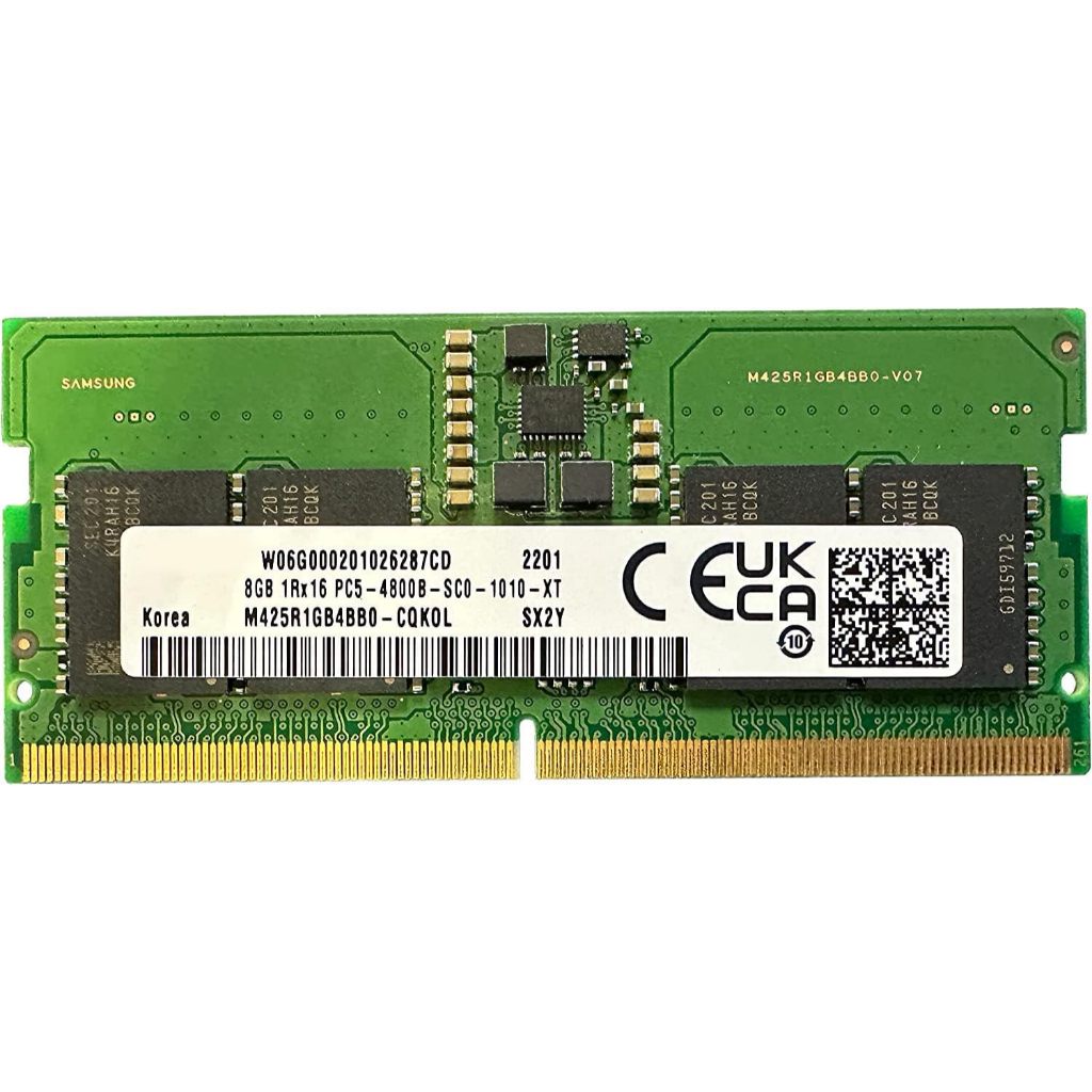 Memória Notebook Samsung 8GB DDR5 PC5-4800B  SO-DIMM M425R1GB4BB0 Upgrade Laptop