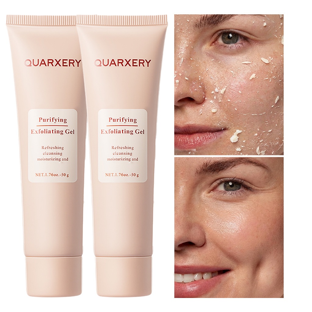 Quarxery Gel Exfoliante Purificante , Exfoliante Facial/corporal , Gel de Limpeza Facial 50g
