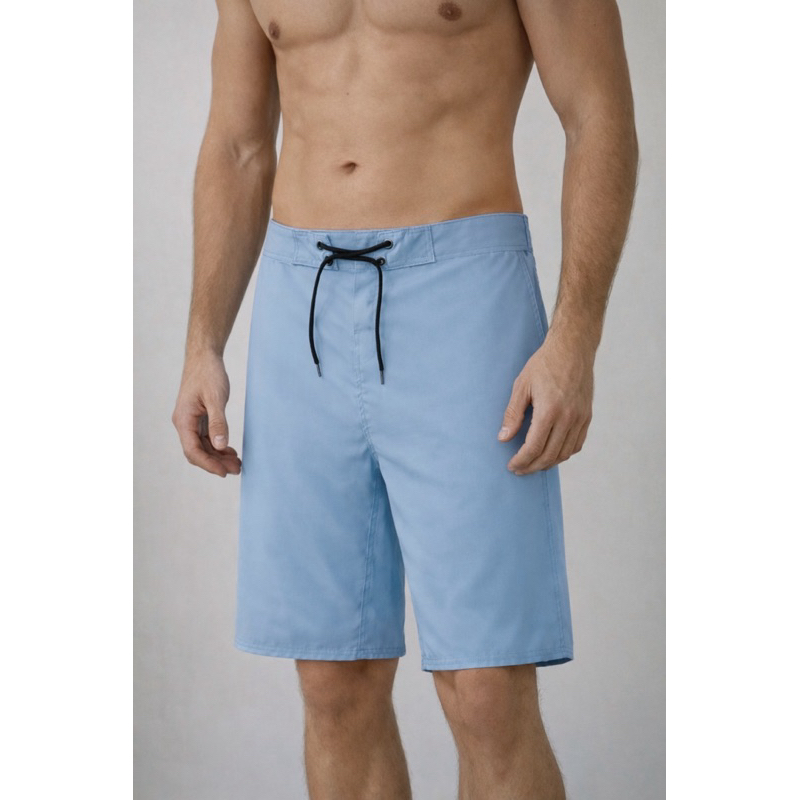 Bermuda Short Elastano Tactel Masculina Lisa Básica Esporte Academia Surf Praia