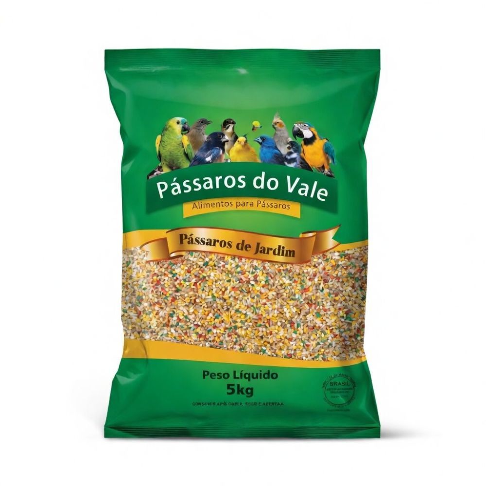 Ração Para Pássaros de Jardim Pássaros do Vale 5kg