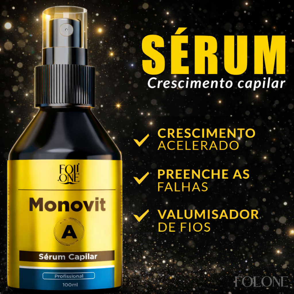Serum Capilar Monovit Para Crescimento De Cabelo Poderoso Anti Queda em Oferta na Shopee