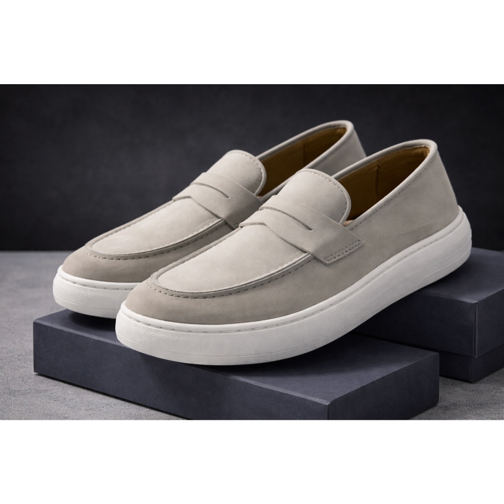 Detalhes do Sapato Oxford Masculino Mocassim Loafer Gravata Broge Couro Legítimo Premium Costurado