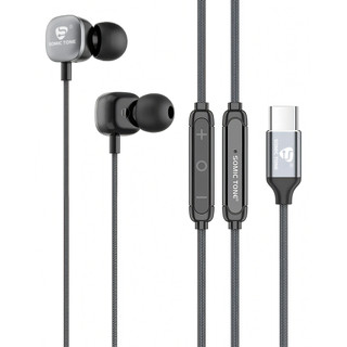 Fone De Ouvido Somic Tone D22C Tipo C Com Fio Super Bass Som Estéreo Gamer Tablet Notebook Celular