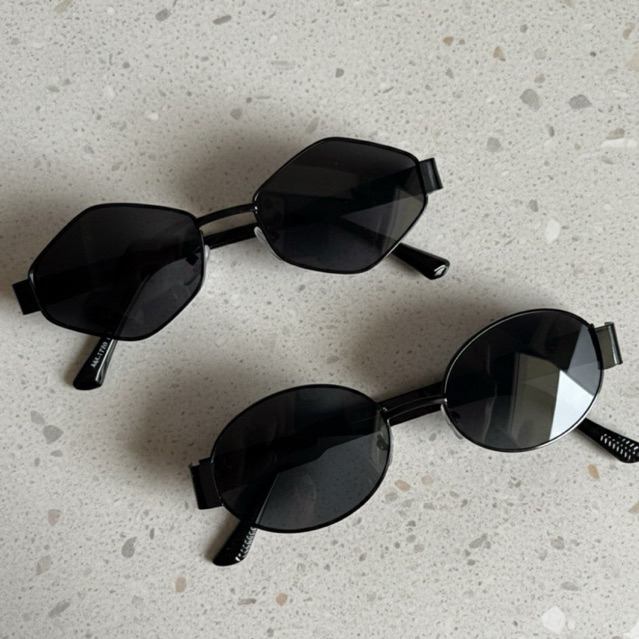 Óculos de Sol Unissex Design Moderno Lentes Proteção UV 400 Oval Diamante Feminino Masculino