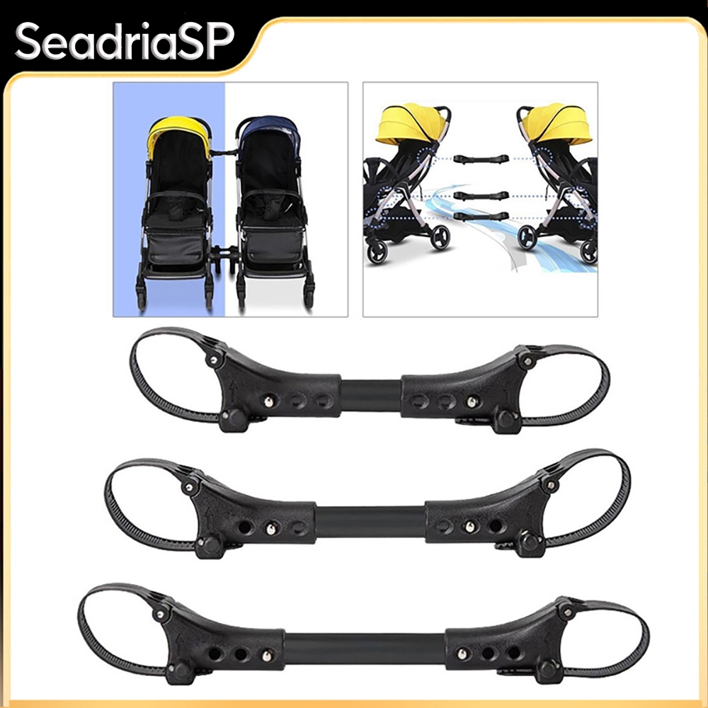 3 Pçs Duplo Carrinho De Bebê Conector Juntas Universais Infantil Cinta Linker Gancho