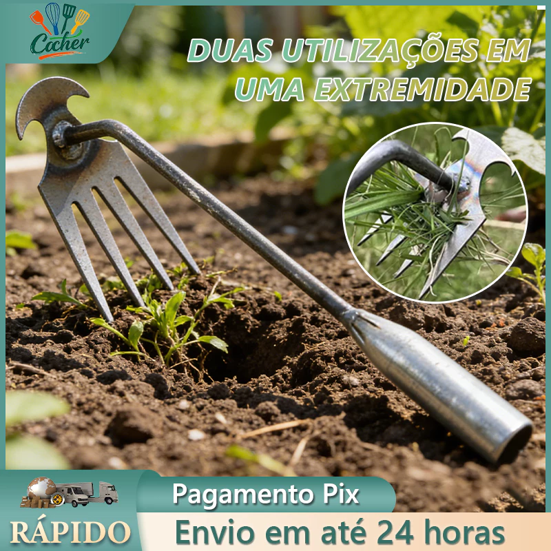 Mão Ancinho De Capina Jardim Jardinagem Especial Ferramentas De Ervas Daninhas 30cm