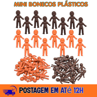 Kit 0Mini Bonecos Pelado Para Sacolas Surpresas Brinquedo Para Lembrancinha Maquetes, chá de bebê - Xaxá - em Oferta na Shopee