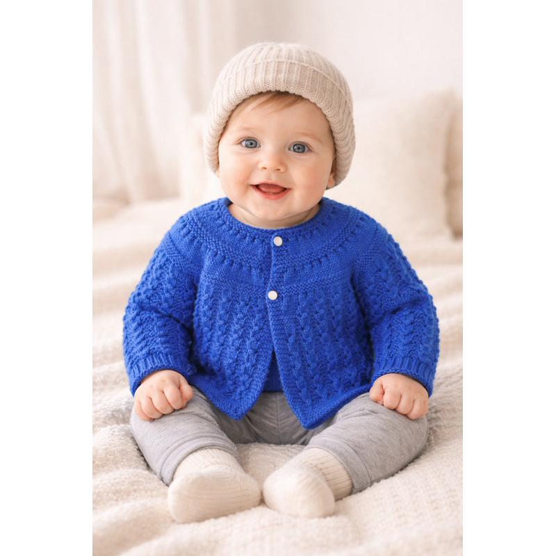 CASACO DE TRICÔ BEBÊ