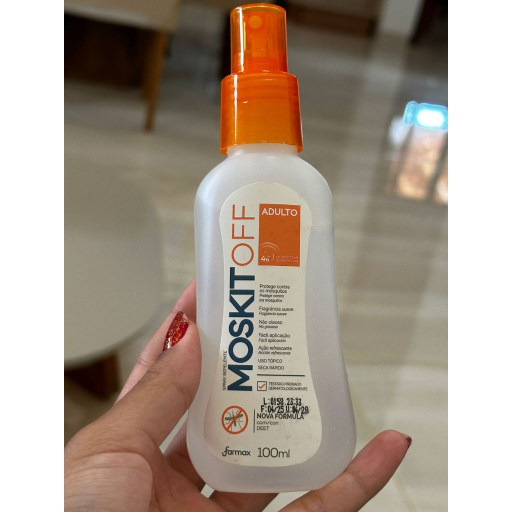 Repelente de mosquito Moskitoff Spray com 100ml
