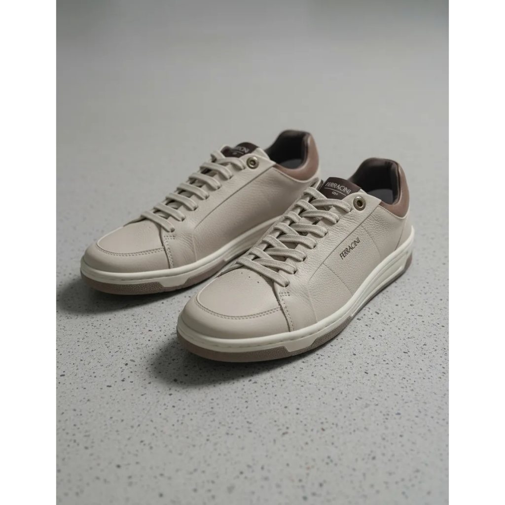 Sapatenis Ferracini Masculino Adulto Vox 8050-617c Cinza Original Couro