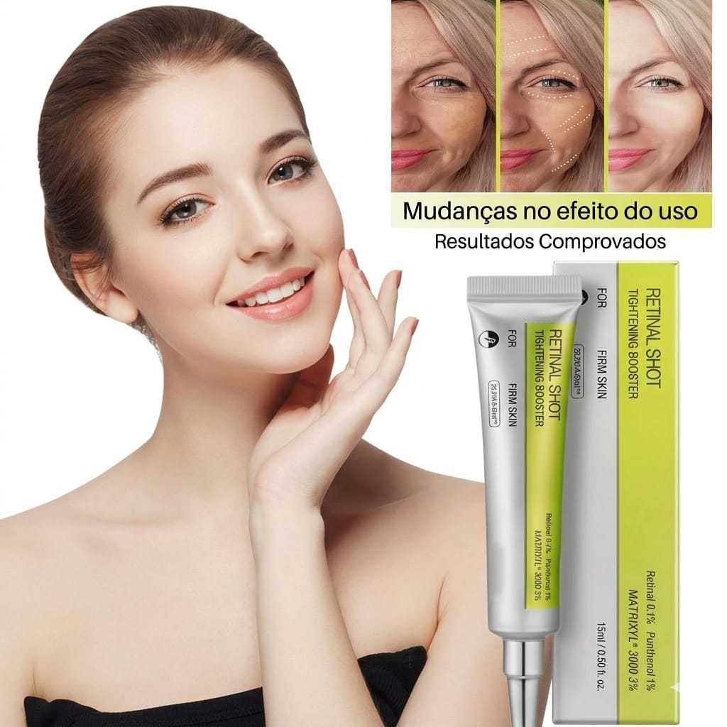 Creme Retinol Facial Viral  Coreano Anti Envelhecimento Anti Acne Clareador Anti Rugas