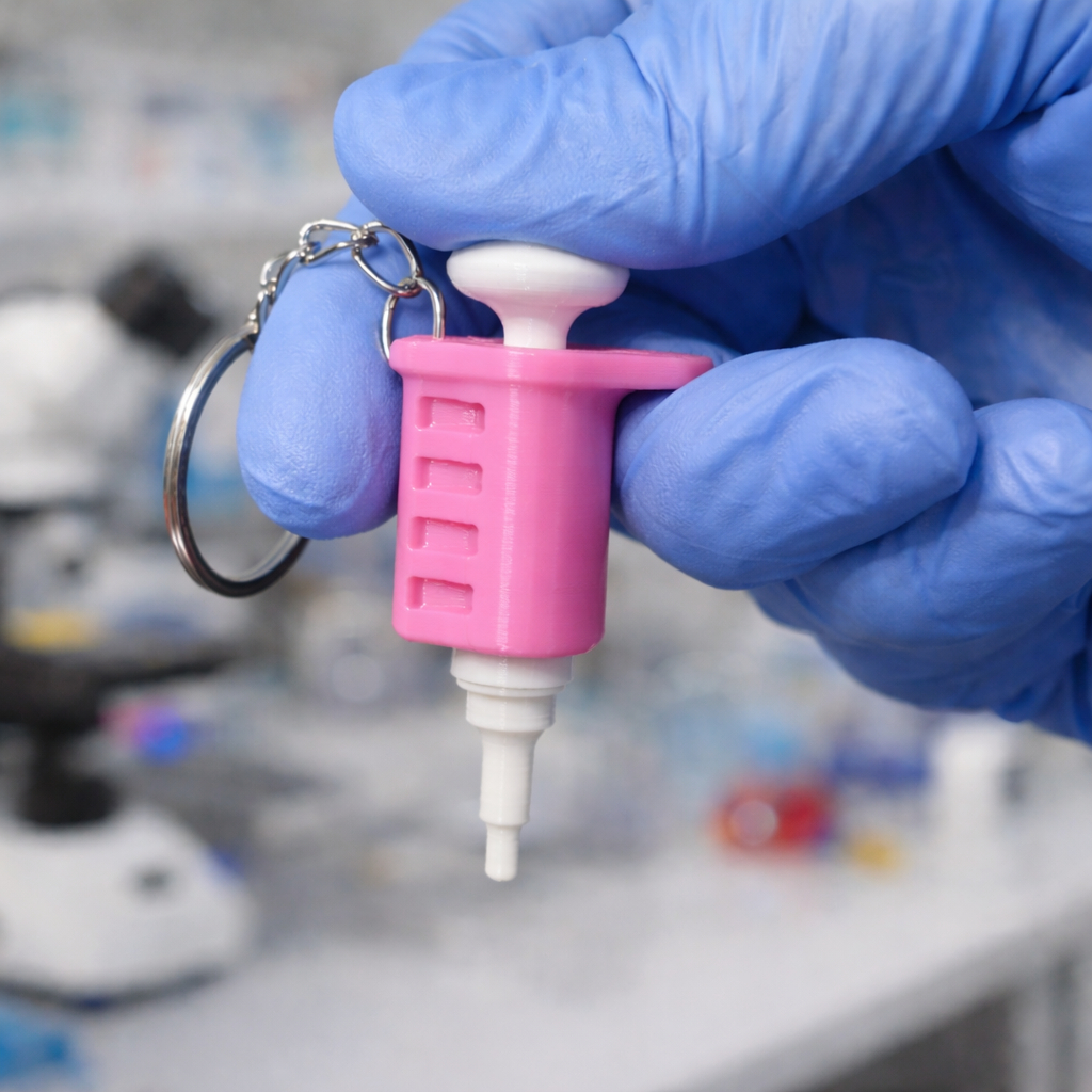 Chaveiro Micropipeta de Laboratório – Mini Pipeta Científica para Mochila, Chaves ou Presente Nerd em Oferta na Shopee