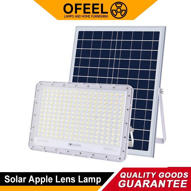 Ofeel 15000W Refletor Led Solar luminária solar Holofote IP67 Prova Luz solar do sensor externo