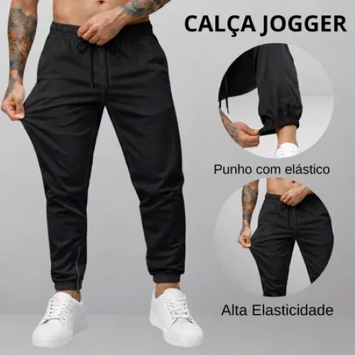 Calça Jogger Tactel Esportiva Atividade ao Ar Livre