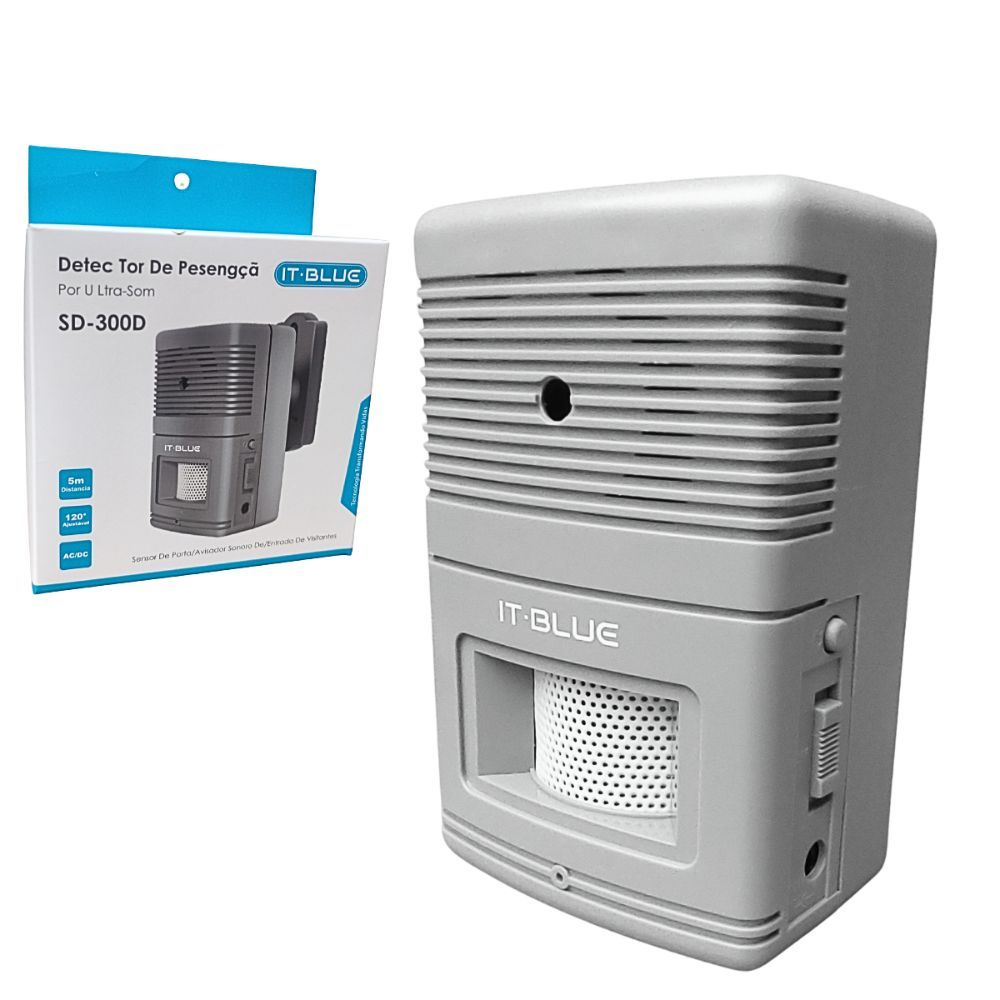 DETECTOR DE PRESENÇA POR ULTRA-SOM IT-BLUE SD-300D Sensor de Presença