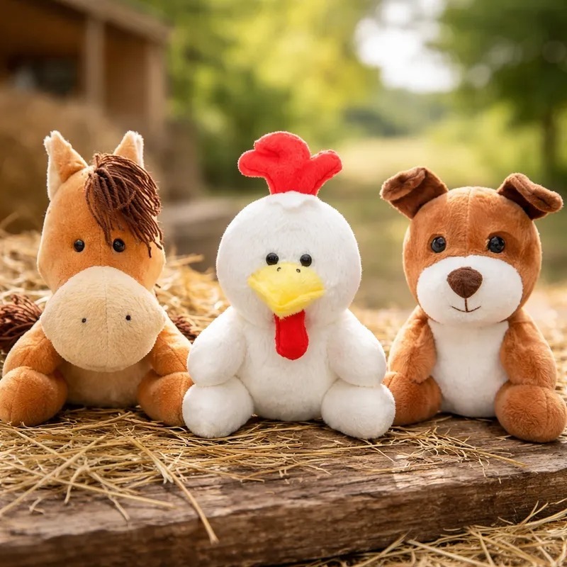 KIT BICHINHOS DA FAZENDINHA CAVALINHO GALINHA CACHORRINHO