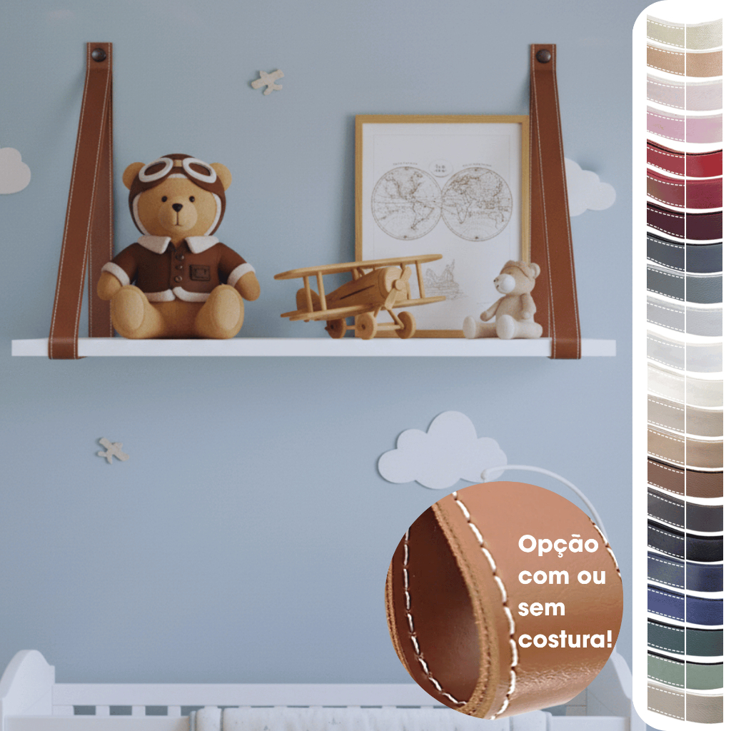 Para prateleira - 1 Par de Alças com Textura de Couro Costura Tiras Reforçadas Suspensa Decorativa em Oferta na Shopee