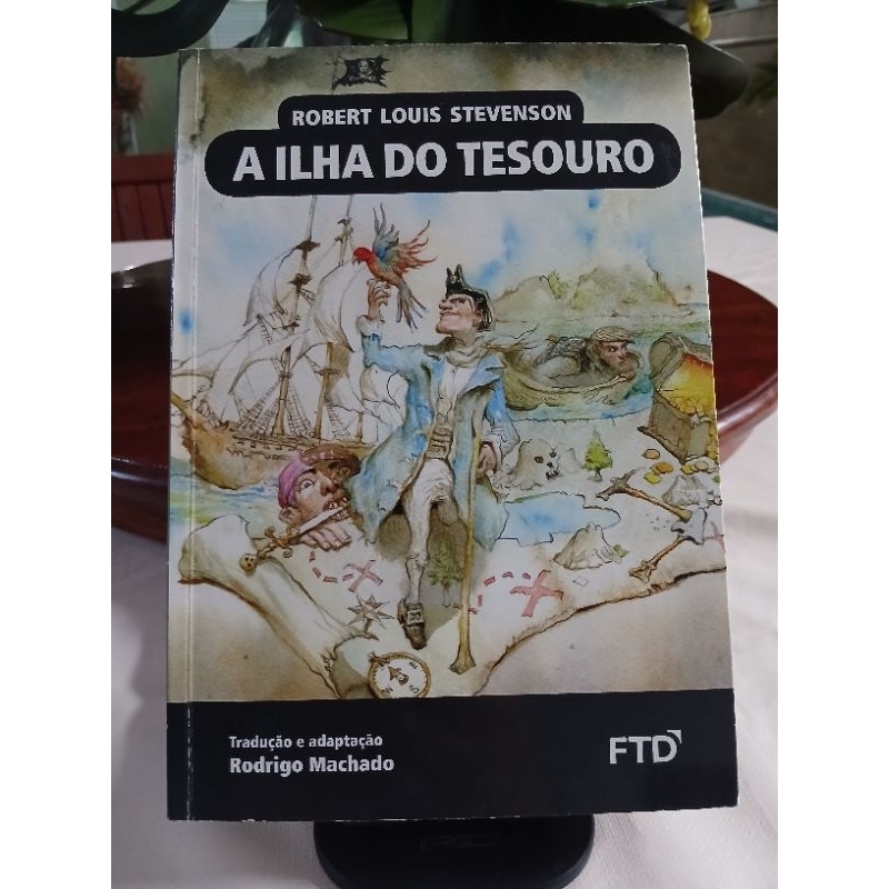 Livro A Ilha do Tesouro.