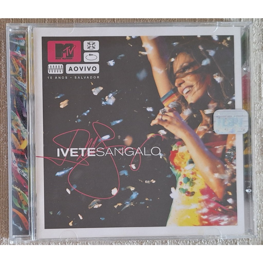 Cd Ivete Sangalo - Mtv Ao Vivo - 10 Anos Salvador - Música