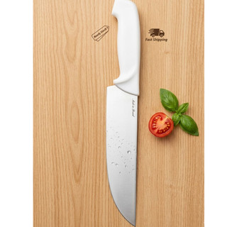 Faca para Carne Cabo Branco 9" Premium com Lâmina de Aço Inox e Cabo de Polipropileno