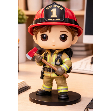 Boneco (RESINA) personalizado tipo funko, chibi, cartoon e outros 10 cm - Crie seu proprio modelo.